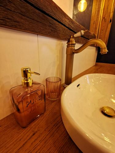 Ένα μπάνιο στο Demeter Guesthouse WOLF Siklod