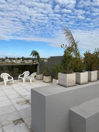 Un balcón o terraza de Apart IMEB spa & wellness