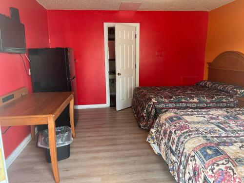 Μια τηλεόραση ή/και κέντρο ψυχαγωγίας στο Pinelodge Motel