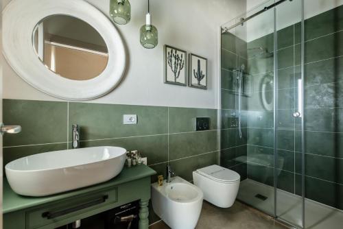 Ένα μπάνιο στο Villa Verdese