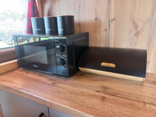 Kuchyň nebo kuchyňský kout v ubytování Komfortowy domek z kominkiem, domek z balią - LIMANOWA - NOWY SĄCZ