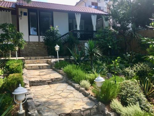 Κήπος έξω από το beach house