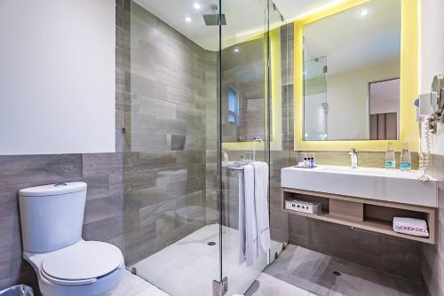 Ein Badezimmer in der Unterkunft KALI Ciudadela Mexico City