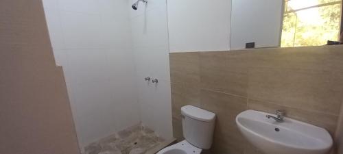 Ένα μπάνιο στο Hospedaje Miraflores