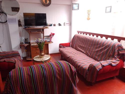 TV a/nebo společenská místnost v ubytování Killitas home&apart