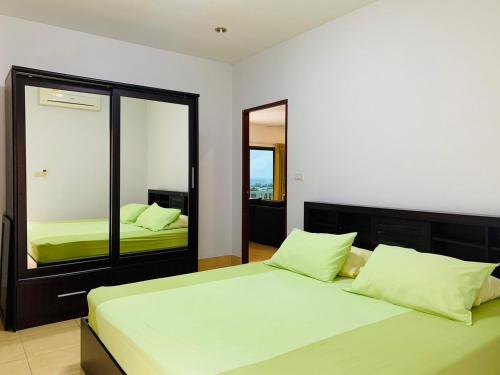 Ένα ή περισσότερα κρεβάτια σε δωμάτιο στο Scan House Apartment