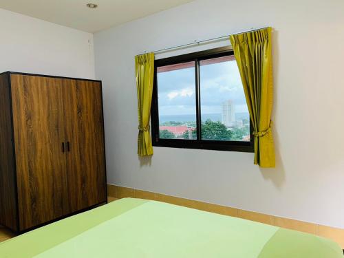 Ένα ή περισσότερα κρεβάτια σε δωμάτιο στο Scan House Apartment