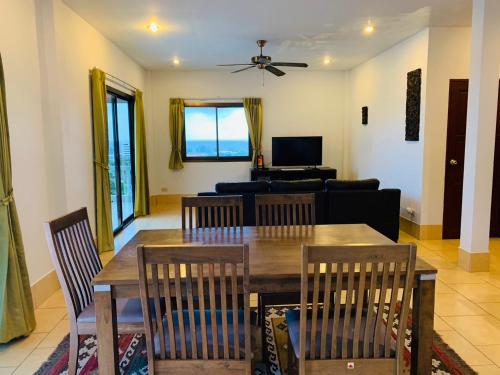 Μια τηλεόραση ή/και κέντρο ψυχαγωγίας στο Scan House Apartment