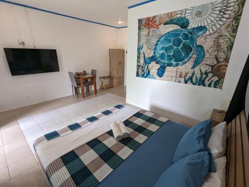 Postel nebo postele na pokoji v ubytování Crazy Bears Guesthouse