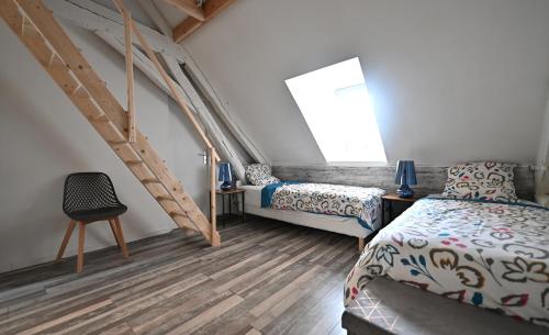 Katil atau katil-katil dalam bilik di 3 Appartements Premium au pied de la Cathédrale - Hypercentre