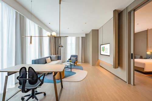 Χώρος καθιστικού στο EVEN Hotels Shanghai Expo by IHG