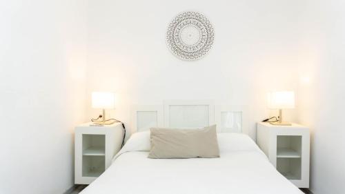 Krevet ili kreveti u jedinici u okviru objekta Apartamento Pelayo Málaga
