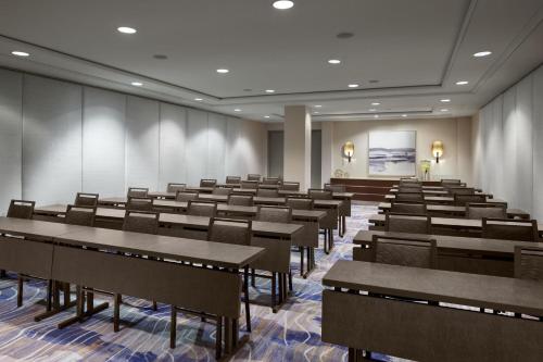 an empty room with tables and chairs in it at Westin Georgetown, Washington D.C. in Washington
