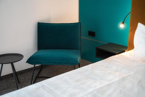 Katil atau katil-katil dalam bilik di Landhotel Prielbauer