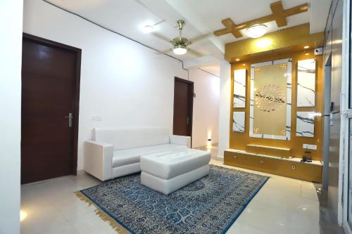 Koupelna v ubytování VRINDAVAN GUEST HOUSE