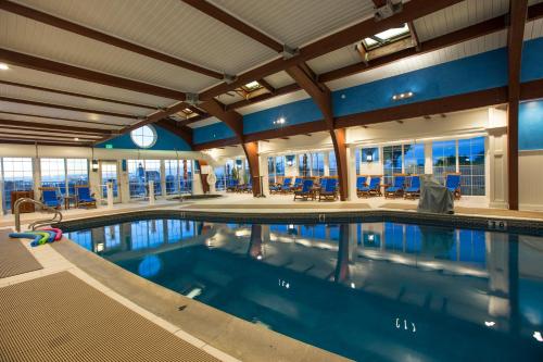 a swimming pool on the top of a cruise ship at Saybrook Point Resort & Marina in Old Saybrook