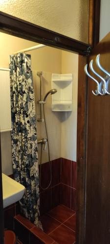 Koupelna v ubytování Apartments Svjeta
