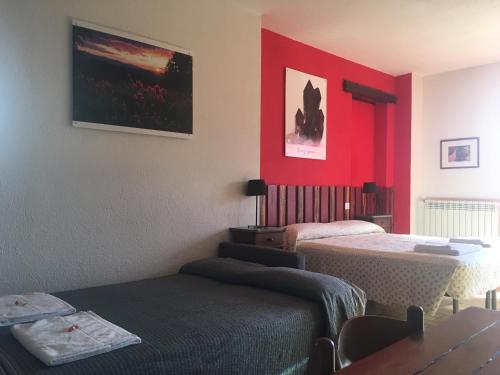 Agriturismo Gioie di Campagnaにあるベッド