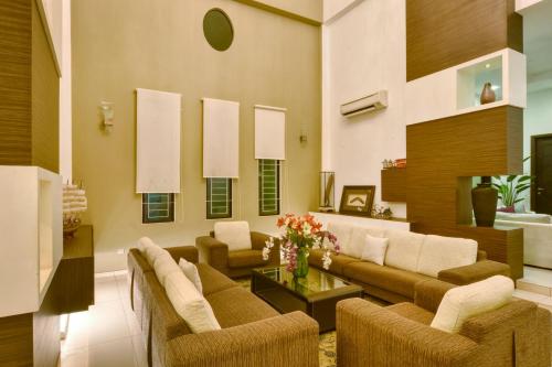 Χώρος καθιστικού στο Elshape Holiday HOME