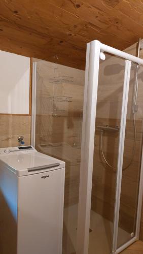 Koupelna v ubytování Agriturismo Piangembro
