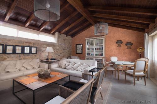 Hotel Rustico Lugar Do Cotariñoにあるシーティングエリア