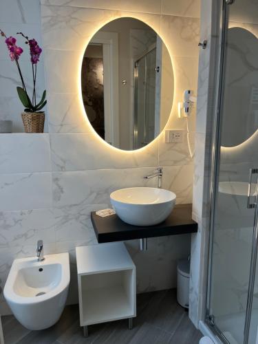 Ένα μπάνιο στο B&B LA ROSA DEI VENTI