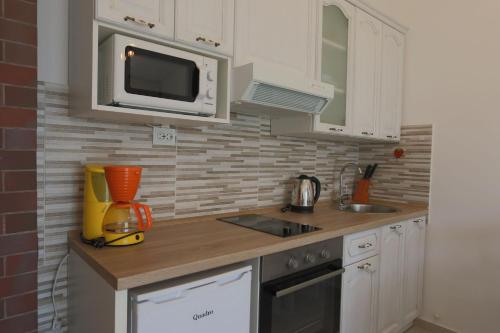 Η κουζίνα ή μικρή κουζίνα στο Apartment Sanjug