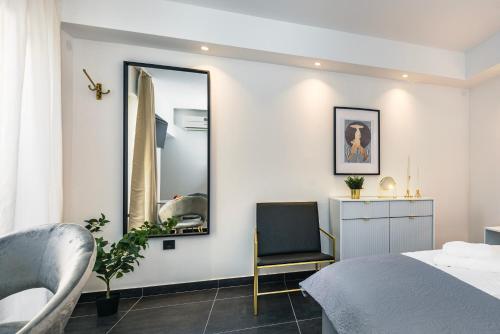 Кровать или кровати в номере CITY BREAK Studio apartments