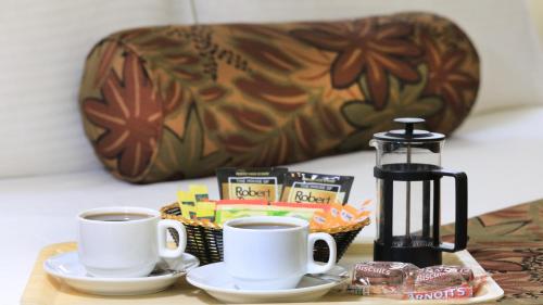 Royal Exchange Hotelにあるコーヒーまたはお茶