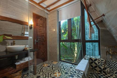 Et opholdsområde på Bai Dinh Garden Resort & Spa