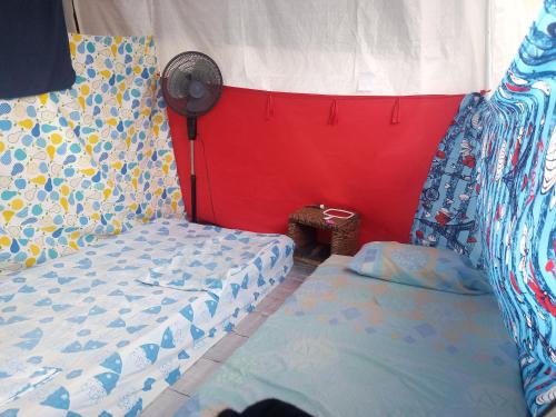 Postel nebo postele na pokoji v ubytování VOLUNTARY & Camping