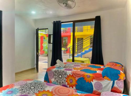 Ein Bett oder Betten in einem Zimmer der Unterkunft Carey Lodging
