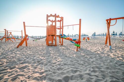 an empty playground on the beach at Calimera Ralitsa Superior Hotel - Ultra All Inclusive plus Aquapark in Albena