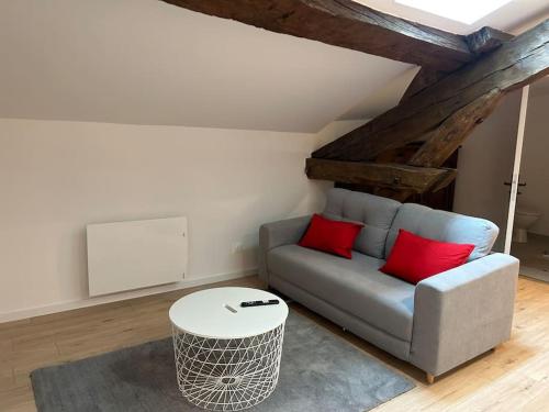 Χώρος καθιστικού στο Le 203 studio cosy