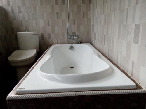 Koupelna v ubytování Manada Guesthouae