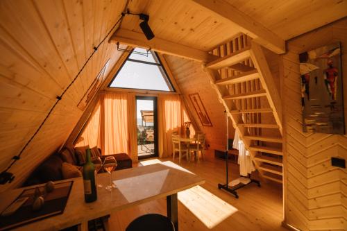 Postel nebo postele na pokoji v ubytování Cottage Petra , Tsikhisdziri