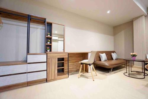 พื้นที่นั่งเล่นของ Maruay Living Apartment (Khaosan/Chinatown/Samyot MRT)