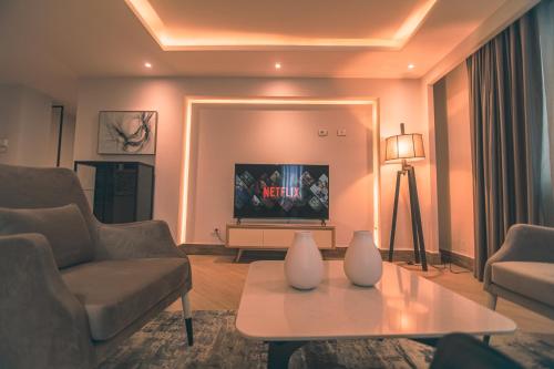 The Row Residential Hotelにあるシーティングエリア