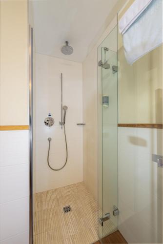 Koupelna v ubytování Hotel Schwarzer Adler