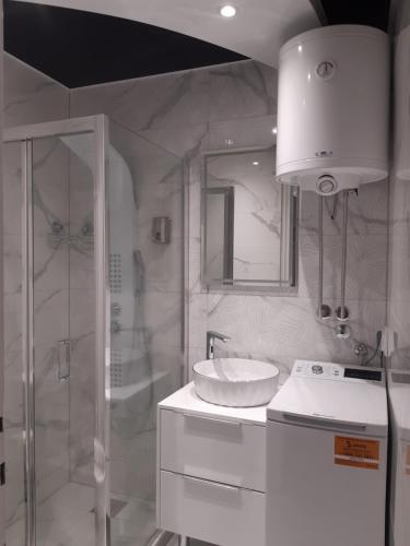 Ένα μπάνιο στο Apartman brdo