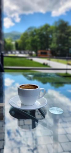 Kechi Apart Hotelにあるコーヒーまたはお茶