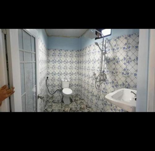 Kylpyhuone majoituspaikassa De Credo