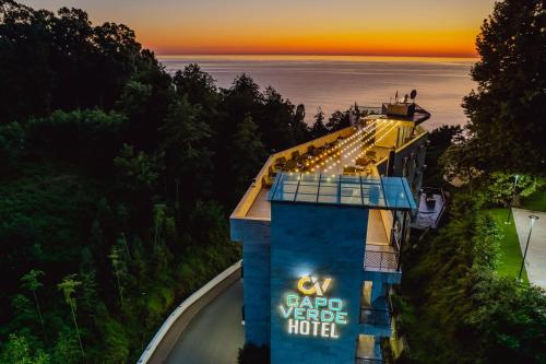 a view of the end of a roadventure hotel at Capo Verde Hotel Batumi in Batumi