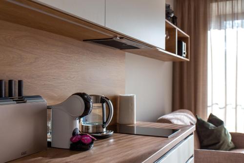 Η κουζίνα ή μικρή κουζίνα στο Albatross RELAX seaside design apartment with terrace