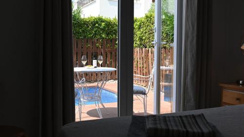 Balkoni atau teres di Private Villa with pool - CA3LT