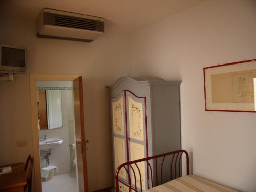 Koupelna v ubytování Hotel Savoia e Campana