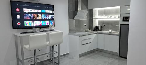 Dapur atau dapur kecil di KM LUXURY APART DOWNTOWN