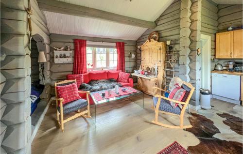 Seating area sa Stunning Home In Nord-torpa With Kitchen