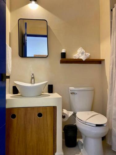 Ein Badezimmer in der Unterkunft Sunsteps casa holbox