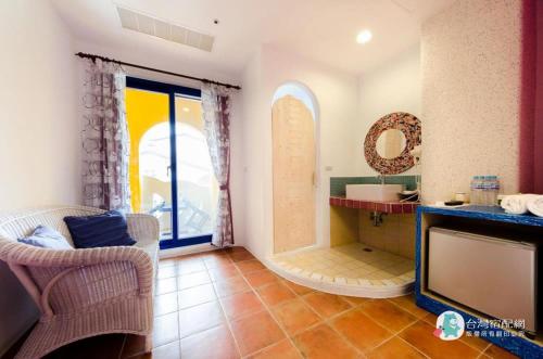 Koupelna v ubytování Long Yuan Ju Homestay